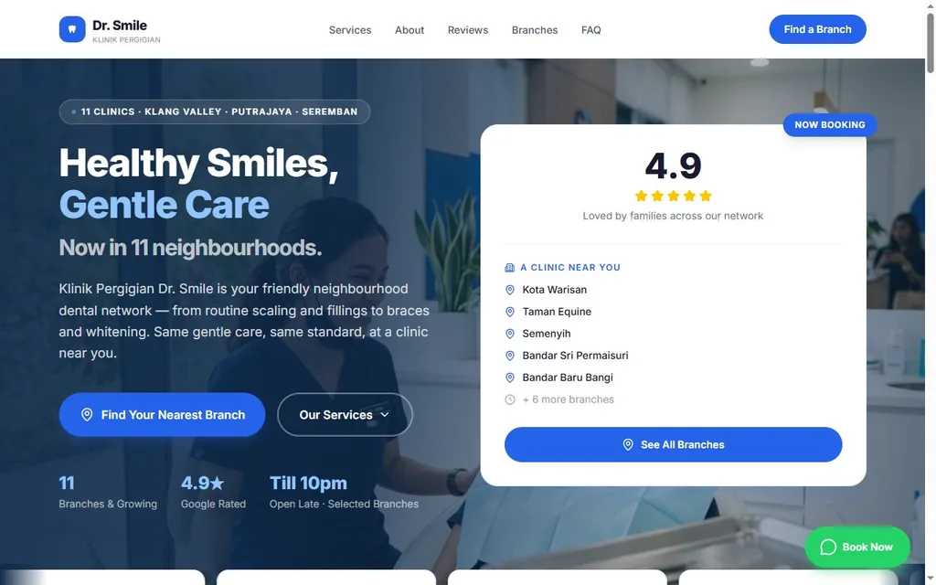 drsmile-chain.vercel.app preview